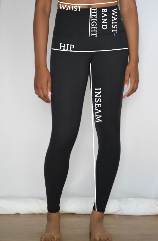 How to read an activewear size chart properly